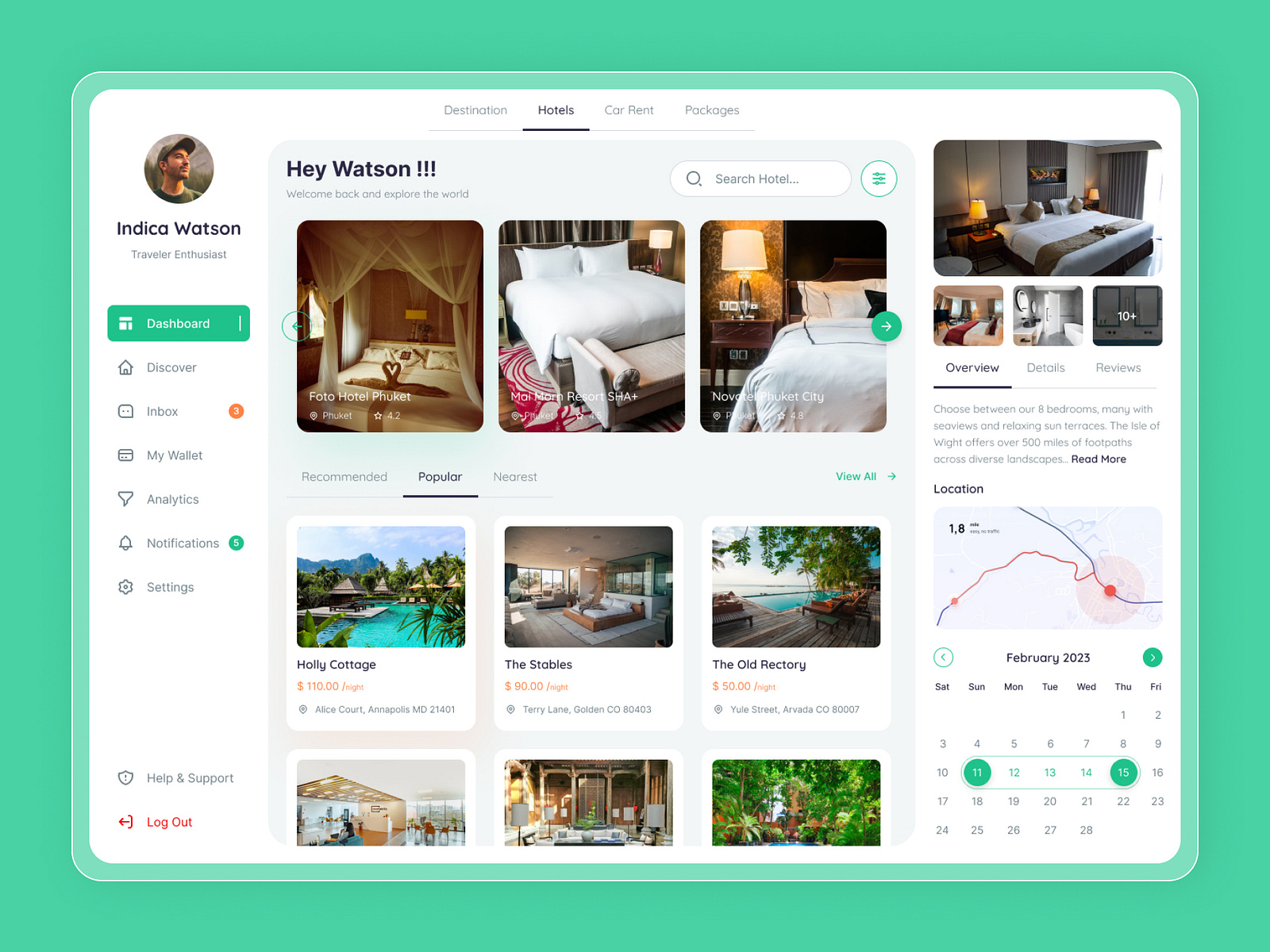 Direct Booking Widget: Profitroom Suite integration